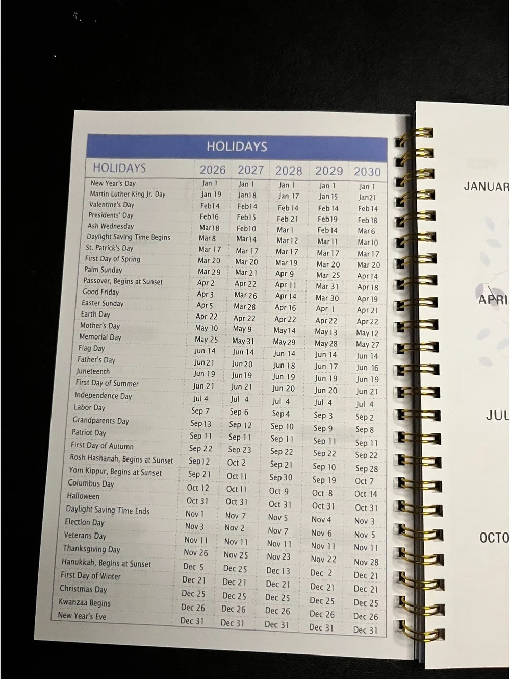 OCD dream calendar 2026-2030 Monthly Planner with Cute Bookworm Girl Cover
